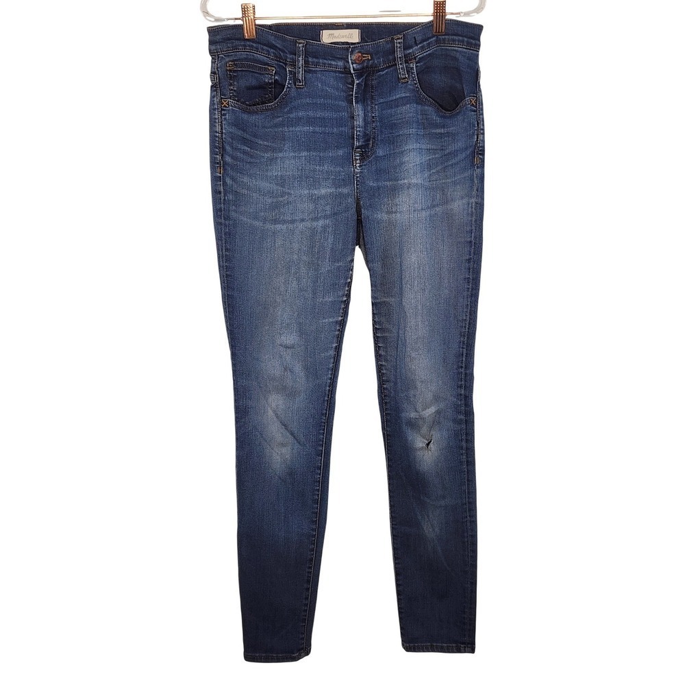Madwell Roadtripper Skinny Jeans‎ 30 Blue High Rise Stretch Denim